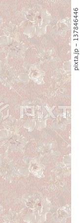 Collection of muted vintage floral and paisley seamless patterns with soft neutral tones Collection of muted vintage floral and paisley seamless patterns with soft neutral tones 137846446
