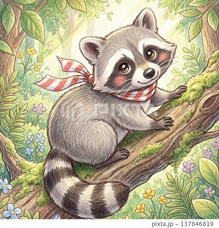 カワイイアライグマ 137846819