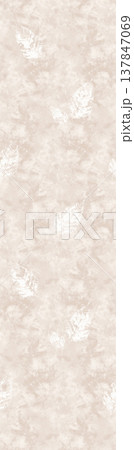 Collection of delicate watercolor floral seamless patterns with soft muted and pastel tones 137847069