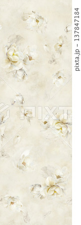 Collection of elegant floral and textured seamless patterns with soft muted and neutral tones Collection of elegant floral and textured seamless patterns with soft muted and neutral tones 137847184