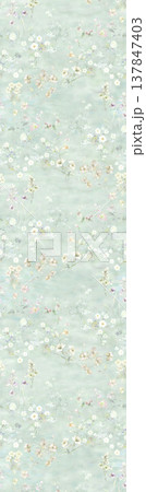 Collection of delicate vintage floral and botanical seamless patterns with soft muted tones Collection of delicate vintage floral and botanical seamless patterns with soft muted tones 137847403