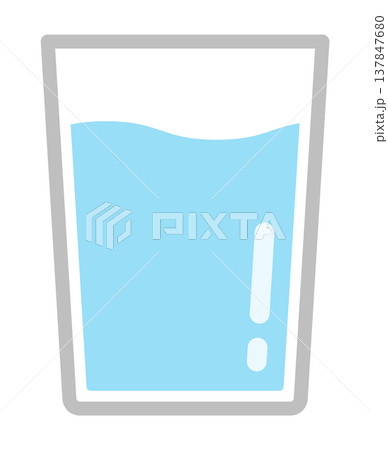 コップの水 コップの水 137847680