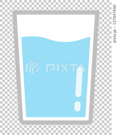 コップの水 コップの水 137847680