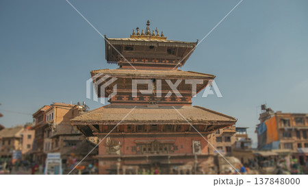 Three-roofed Bhairavnath Temple at Taumadhi Square in Bhaktapur, Nepal Heritage Three-roofed Bhairavnath Temple at Taumadhi Square in Bhaktapur, Nepal Heritage 137848000