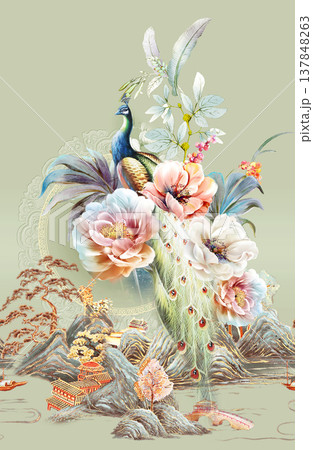 Collection of delicate watercolor floral and textured seamless patterns with soft muted tones Collection of delicate watercolor floral and textured seamless patterns with soft muted tones 137848263