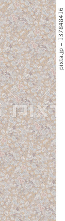 Collection of delicate vintage floral and butterfly seamless patterns with soft muted tones 137848416