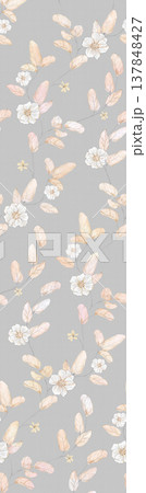 Collection of delicate vintage floral and butterfly seamless patterns with soft muted tones Collection of delicate vintage floral and butterfly seamless patterns with soft muted tones 137848427