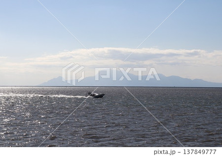 冬の有明海 137849777