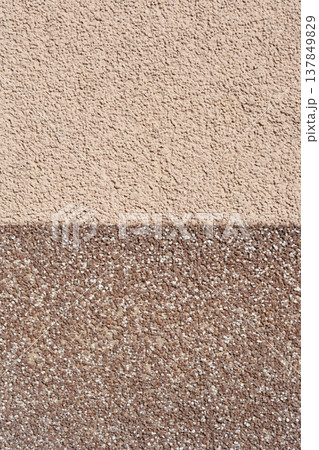 Vertical View of Dual Building Facade Textures 137849829