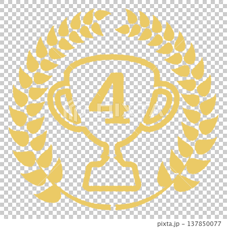 簡單的獎盃插圖 4 金 簡單的獎盃插圖 4 金 137850077