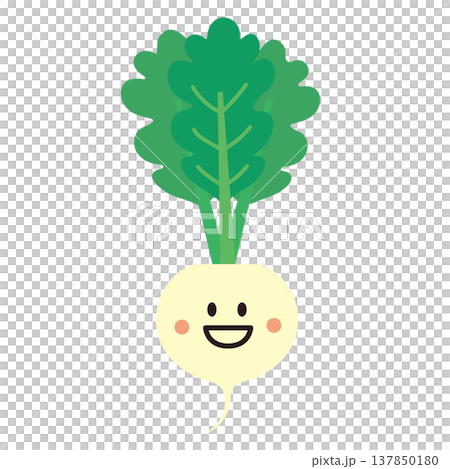 可愛的蘿蔔角色插圖 可愛的蘿蔔角色插圖 137850180