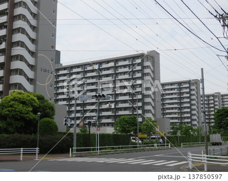 団地のある風景 団地のある風景 137850597