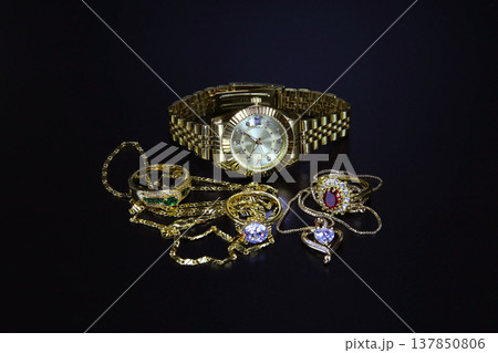 高級腕時計　ジュエリー　貴金属　　買取り 137850806