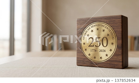 American Semiquincentennial 250th Anniversary Commemorative Plaque 1776-2026 137852634