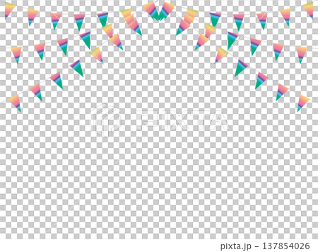 ガーランド三角ひも、曲線、21虹濃F1 137854026