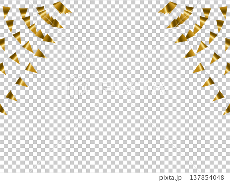 花環三角串，彎曲，1k金 F4 137854048