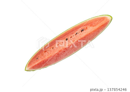 Long watermelon slice Long watermelon slice 137854246