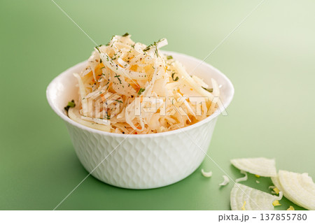 vegetarian cabbage salad healthy homemade food concept vegetarian cabbage salad healthy homemade food concept 137855780