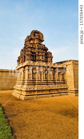 Hazara Raama hindu Temple in the Hampi, India 137856443