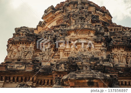 Vitthala Temple in Hampi, India. Part of the Group of Monuments at Hampi, designated as a UNESCO World Heritage Site Vitthala Temple in Hampi, India. Part of the Group of Monuments at Hampi, designated as a UNESCO World Heritage Site 137856897