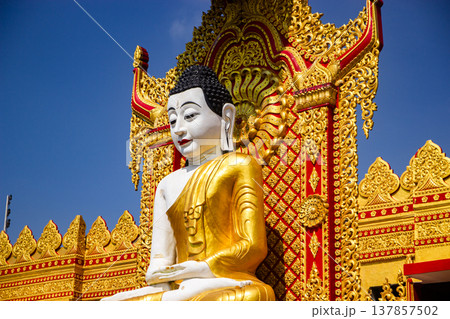 Asian Buddhist temple. Global Vipassana Pagoda in Mumbai, India Asian Buddhist temple. Global Vipassana Pagoda in Mumbai, India 137857502
