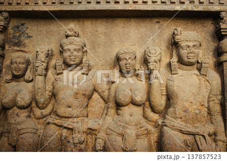 Kanheri Caves in the forests of the Sanjay Gandhi National Park, India 137857523