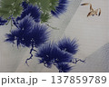 アンティークの着物生地 137859789