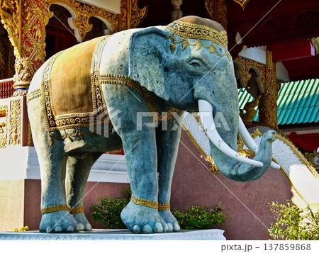Wat Lok Molee temple in Chiang Mai,Thailand. 137859868