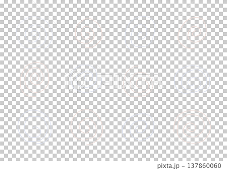 一組以手繪藍色和棕色鬆散漩渦為特色的背景圖案。 137860060