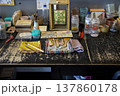 Art Studio Workspace in Porto Portugal With Tools and Materials 137860178