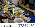 Art Supplies and Tools Arranged on a Table in Porto Portugal 137860180