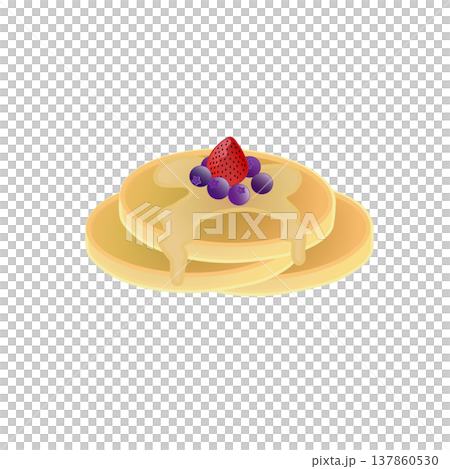 Illustration of pancake Illustration of pancake 137860530