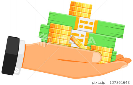 Hand with Money 137861648