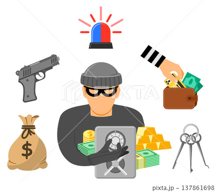Theft Crime and Punishment Concept 137861698