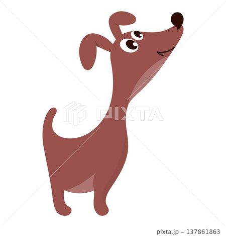 cute dog illustration cute dog illustration 137861863