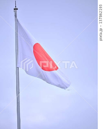 高知城の日本国旗 137862193
