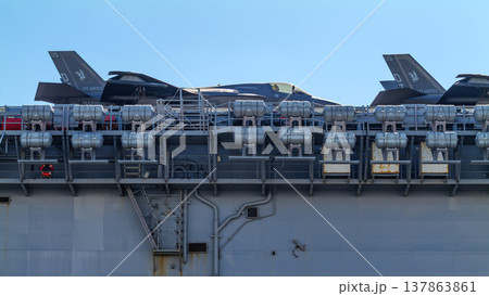 南港 USS America LHA-6 搭載機 F-35Bライトニング II 2023年2月22日 南港 USS America LHA-6 搭載機 F-35Bライトニング II 2023年2月22日 137863861