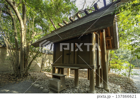 熱田神宮　東八百萬神社と信長塀　愛知県名古屋市 137866621