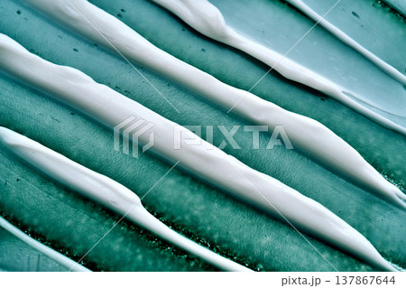White paint texture on teal artistic canvas background White paint texture on teal artistic canvas background 137867644
