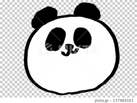 熊貓臉部材料 熊貓臉部材料 137868161