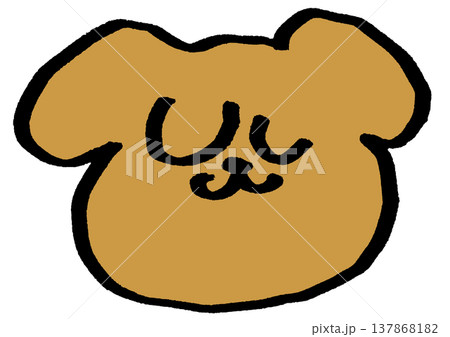 犬の素材 137868182