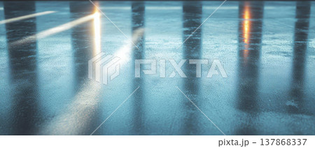 Brushed aluminum with vibrant anodized textures and a glossy surface. 137868337