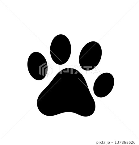 Friendly Puppy Track Sign Emblem 137868626