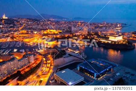 Aerial photo of Marseille, southern France Aerial photo of Marseille, southern France 137870351