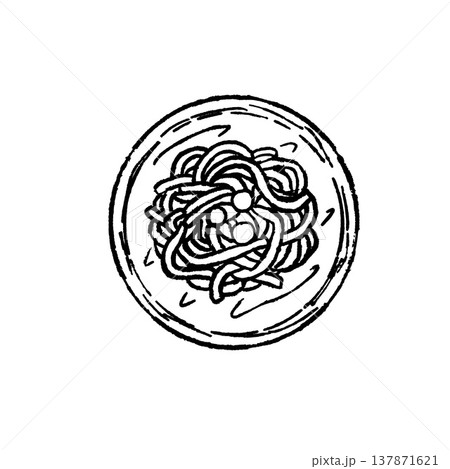 Pasta ink doodle, hand drawn spaghetti plate illustration, Italian food whimsical brushstroke set. Gourmet dinner, noodle meal vintage art, restaurant menu. Tasty organic pasta doodle deco Pasta ink doodle, hand drawn spaghetti plate illustration, Italian food whimsical brushstroke set. Gourmet dinner, noodle meal vintage art, restaurant menu. Tasty organic pasta doodle deco 137871621