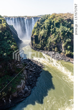 Victoria Falls as seen from the Bridge Victoria Falls as seen from the Bridge 137873767