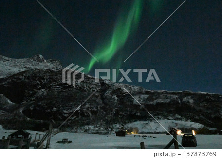 Aurora Borealis in Arctic Norway 137873769