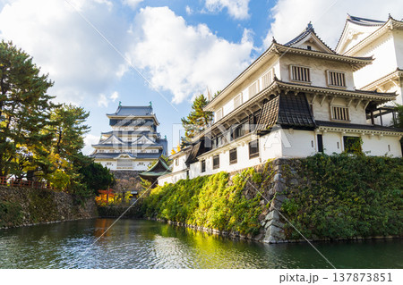 秋の福岡県北九州市　紅葉の小倉城 137873851