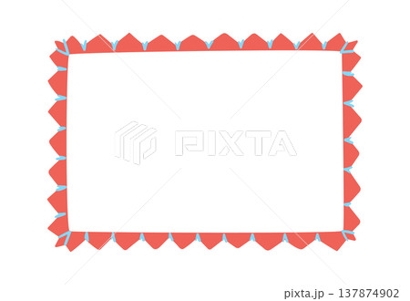 Frame Decorative Border With Geometric Trim 137874902