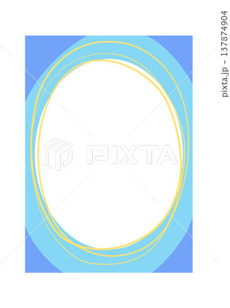 Frame Oval Scribble Kids Poster Frame Oval Scribble Kids Poster 137874904